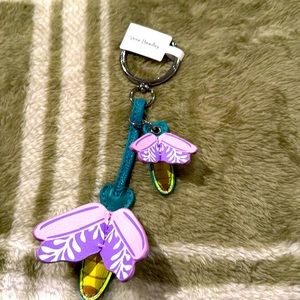 NWT Vera Bradley Firefly Keychain